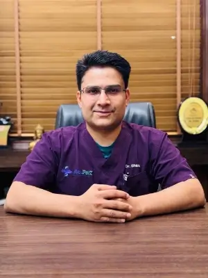 Portrait of Dr Bhanu Dev Sharma