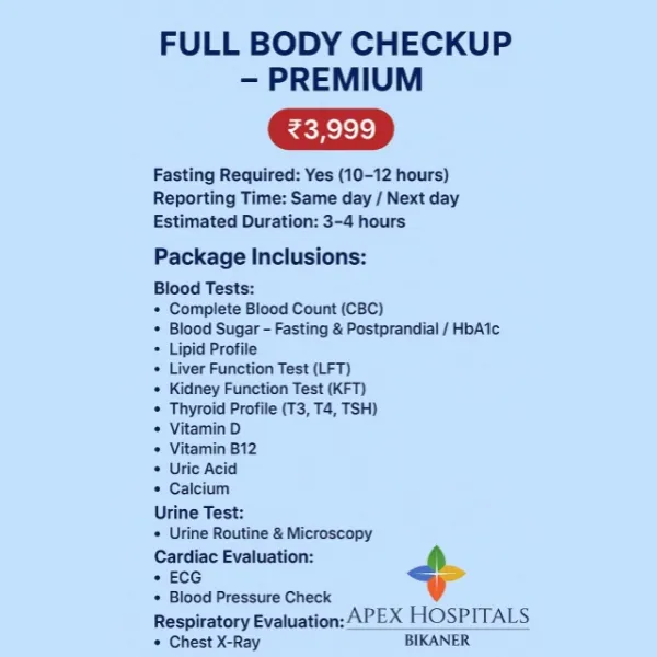 Full Body Checkup - Premium
