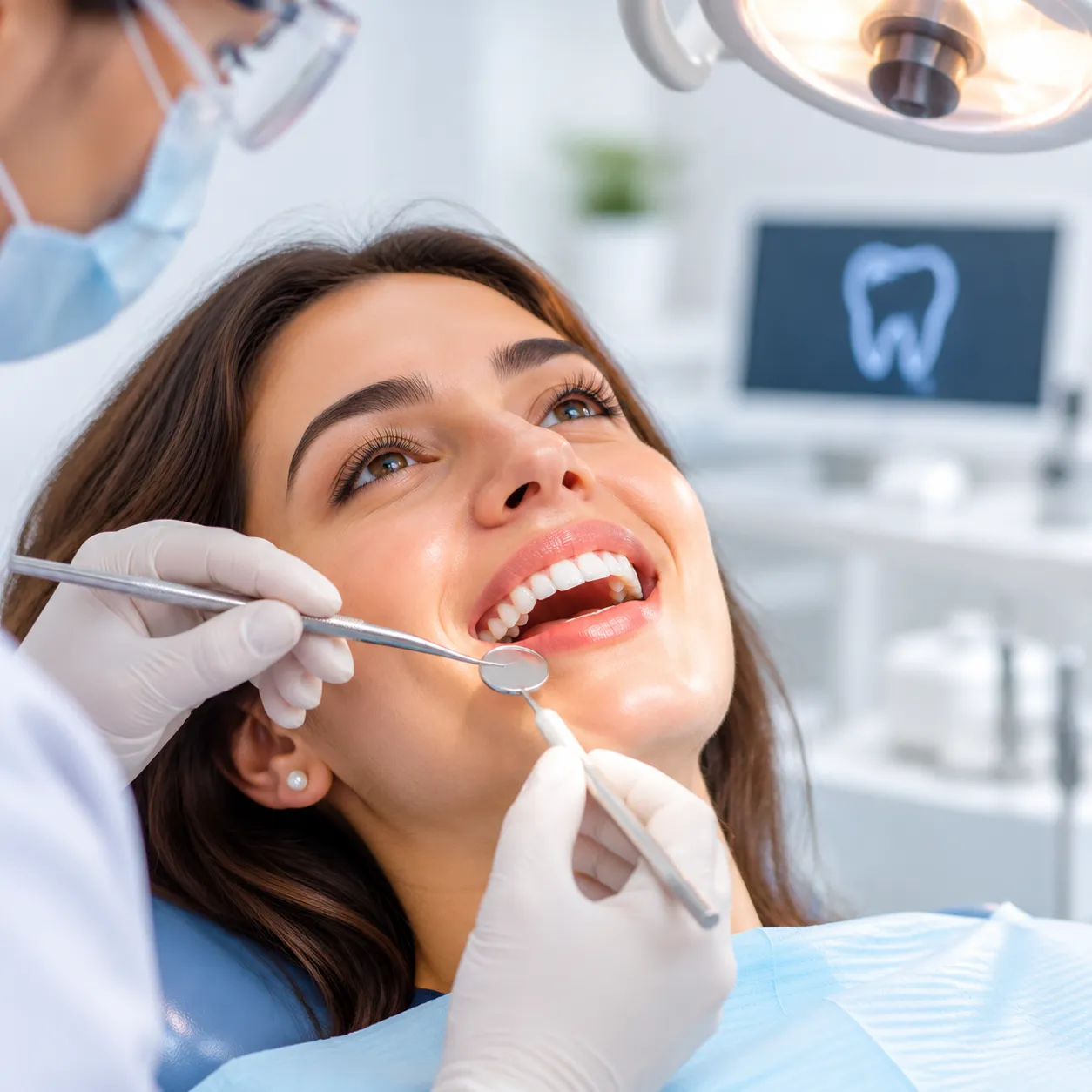 Dental treatment at Alifiya's clinic