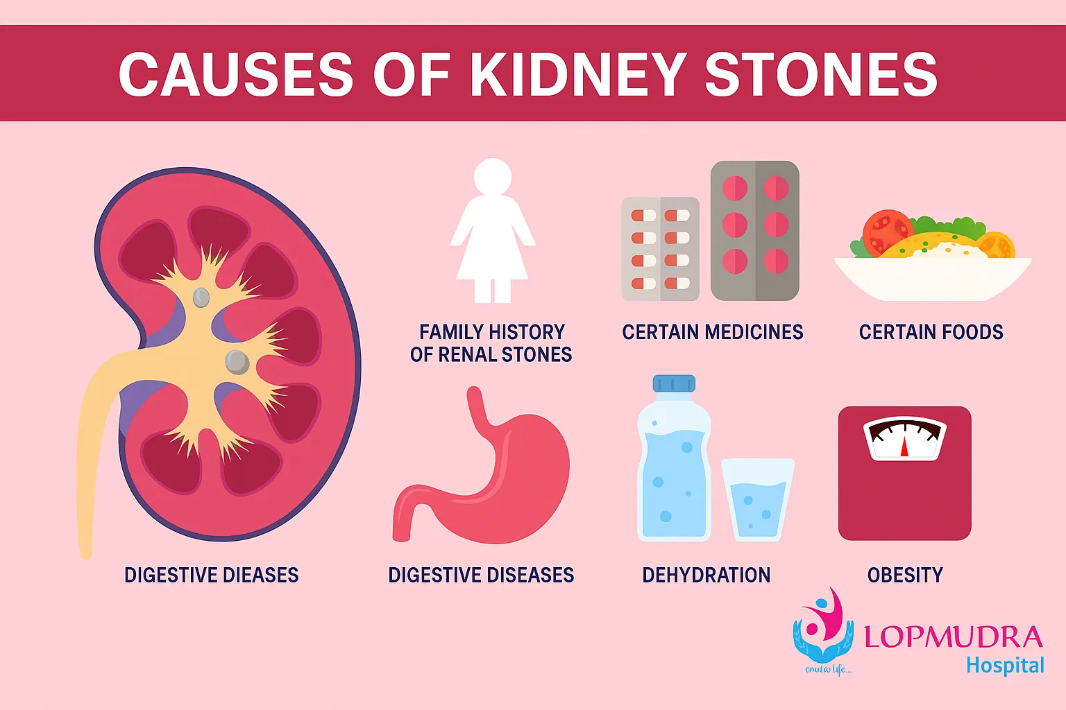 Causes of Kidney Stone in Pune