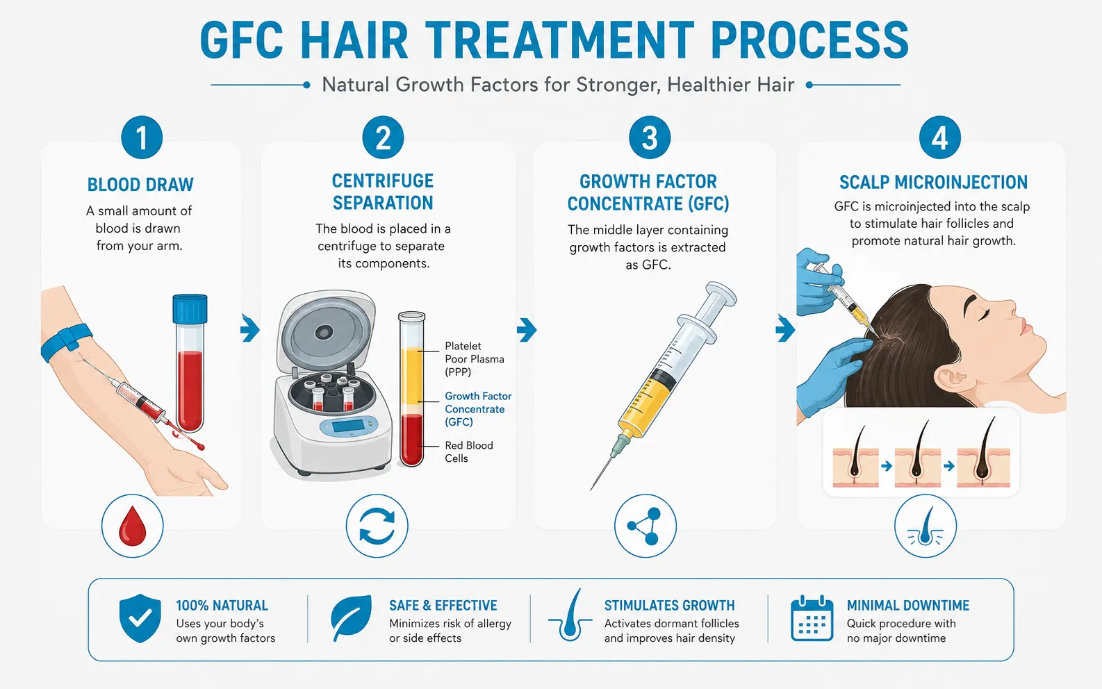 gfc hair treatment process in gurgaon
