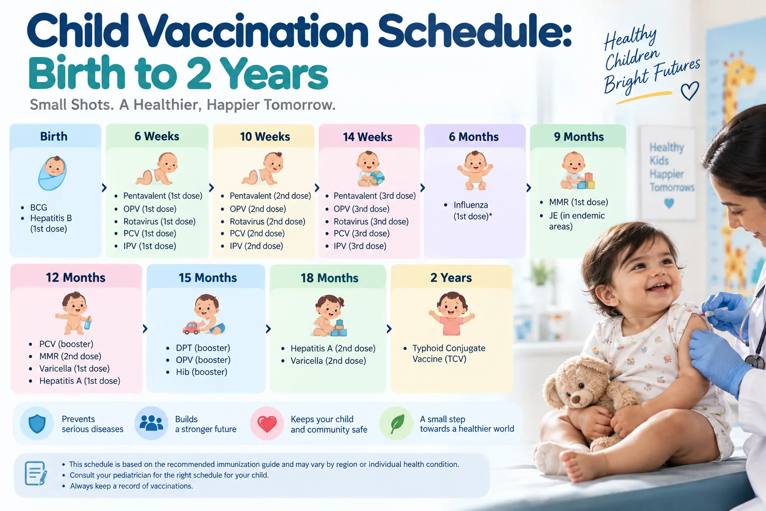 child vaccination schedule